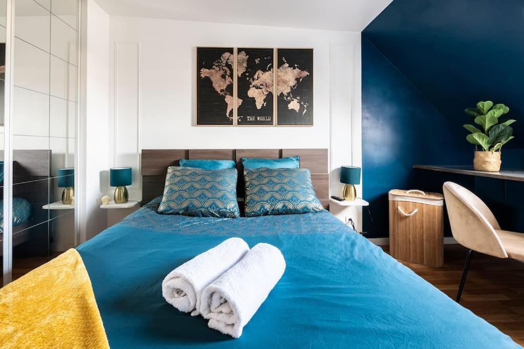 Apartmán La Belle Echappee Parisienne - Gare - Hyper Centre Les Mureaux Exteriér fotografie